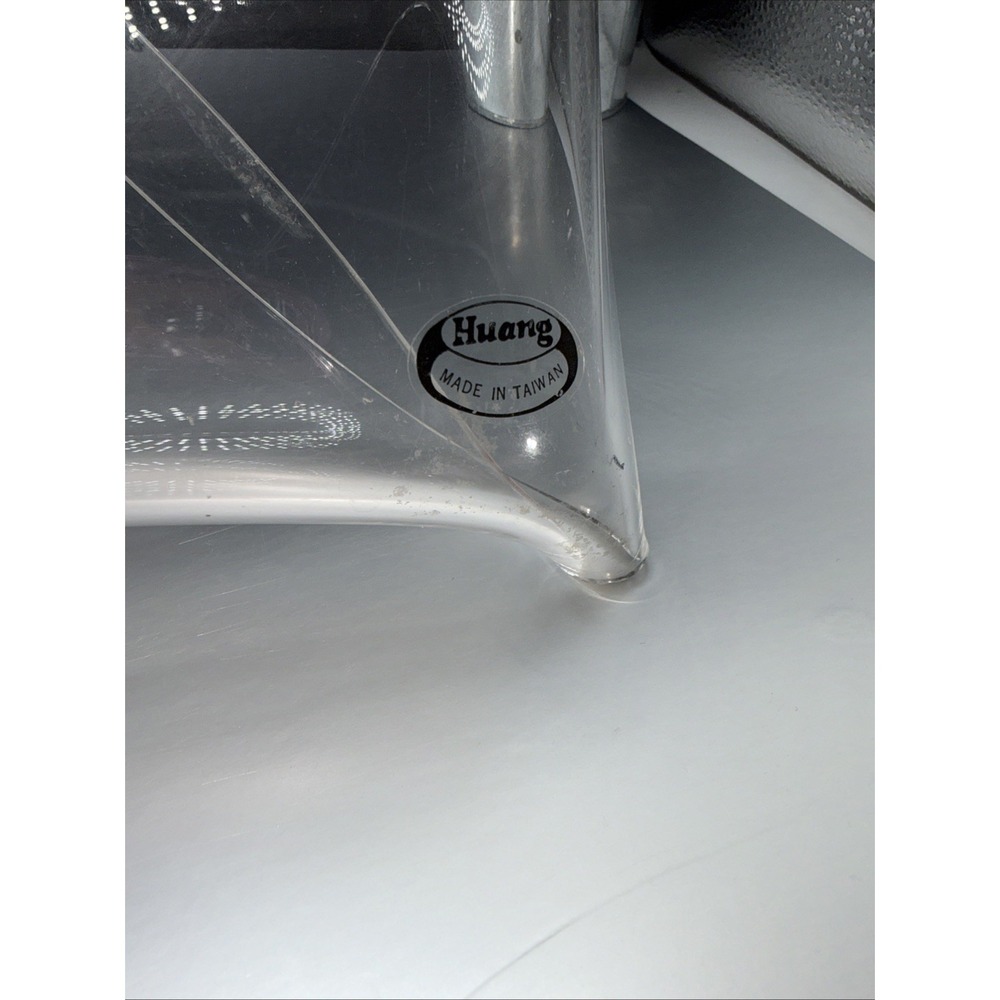 Huang‎ LUCITE ENVELOPE SHAPED VINTAGE MCM Acrylic Stand - Picture 5 of 10